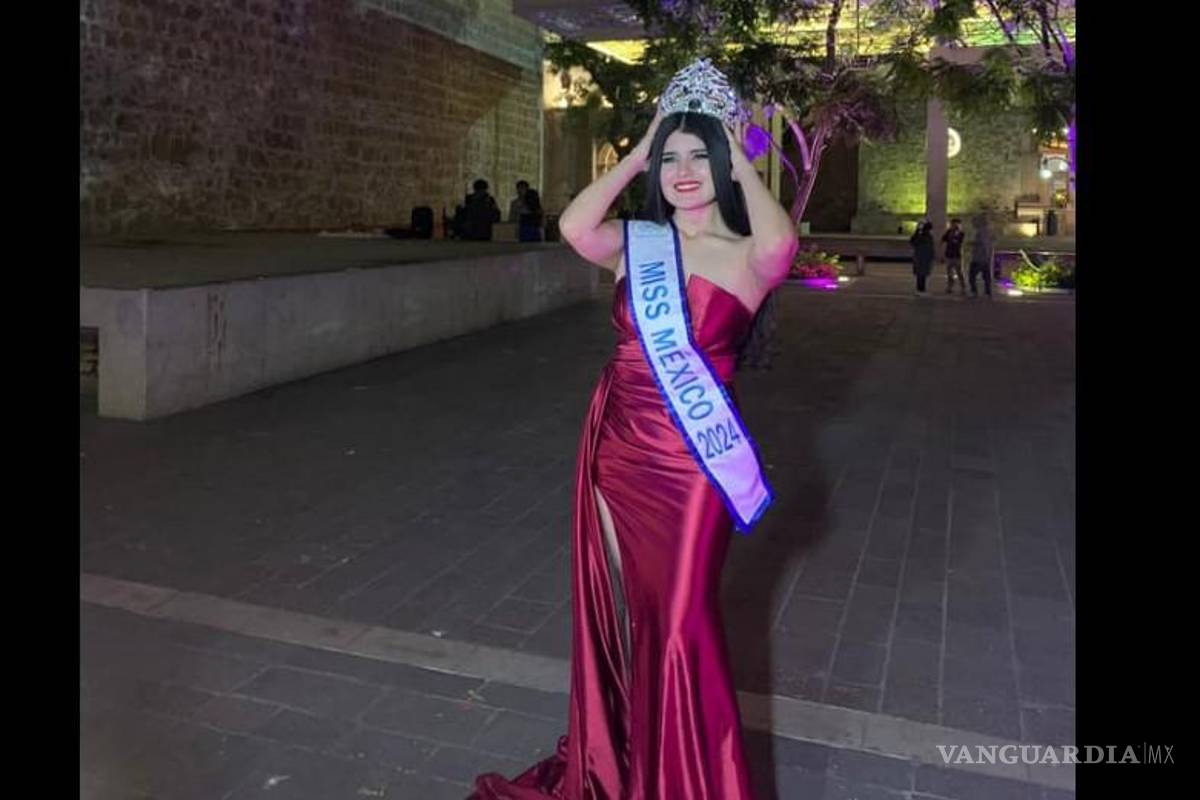 ¡Para Coahuila, título de Miss México! Joven de Frontera gana con traje de doncella Kikapú