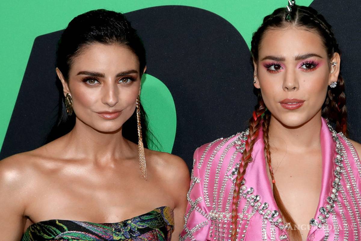 Durante los Spotify Awards, Aislinn Derbez se divierte parodiando a Danna Paola
