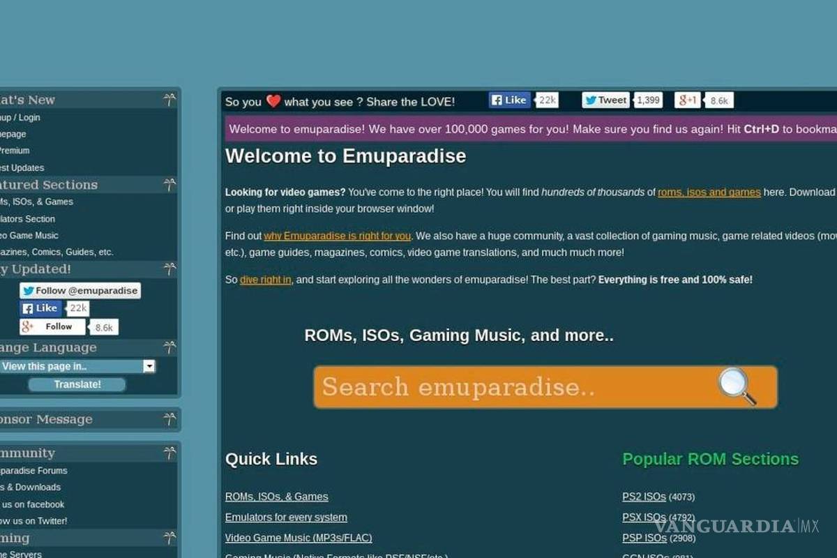 $!Nintendo logra cerrar EmuParadise, uno de los sitios más importantes de ROMs y emuladores