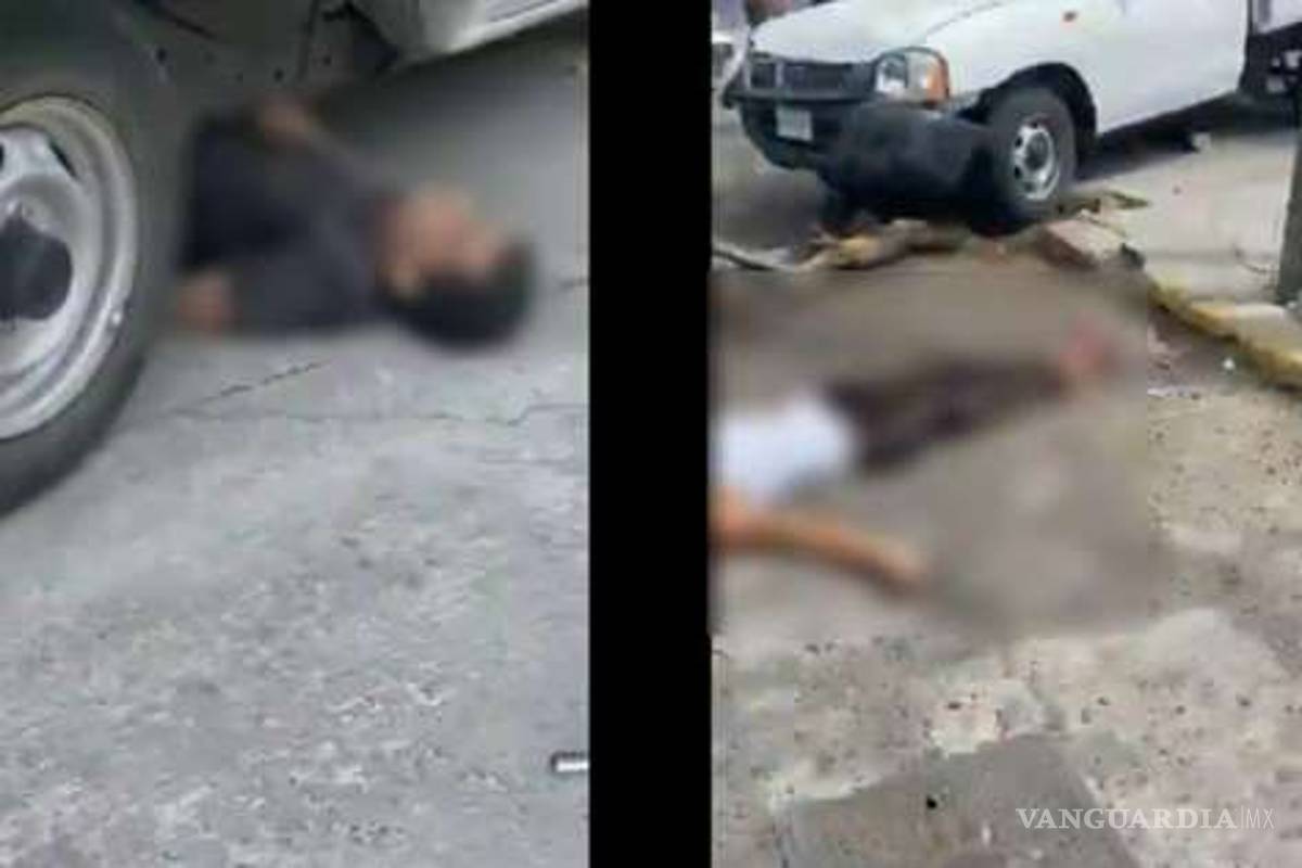 Atropella a quienes lo asaltaron; delincuentes están graves (video)