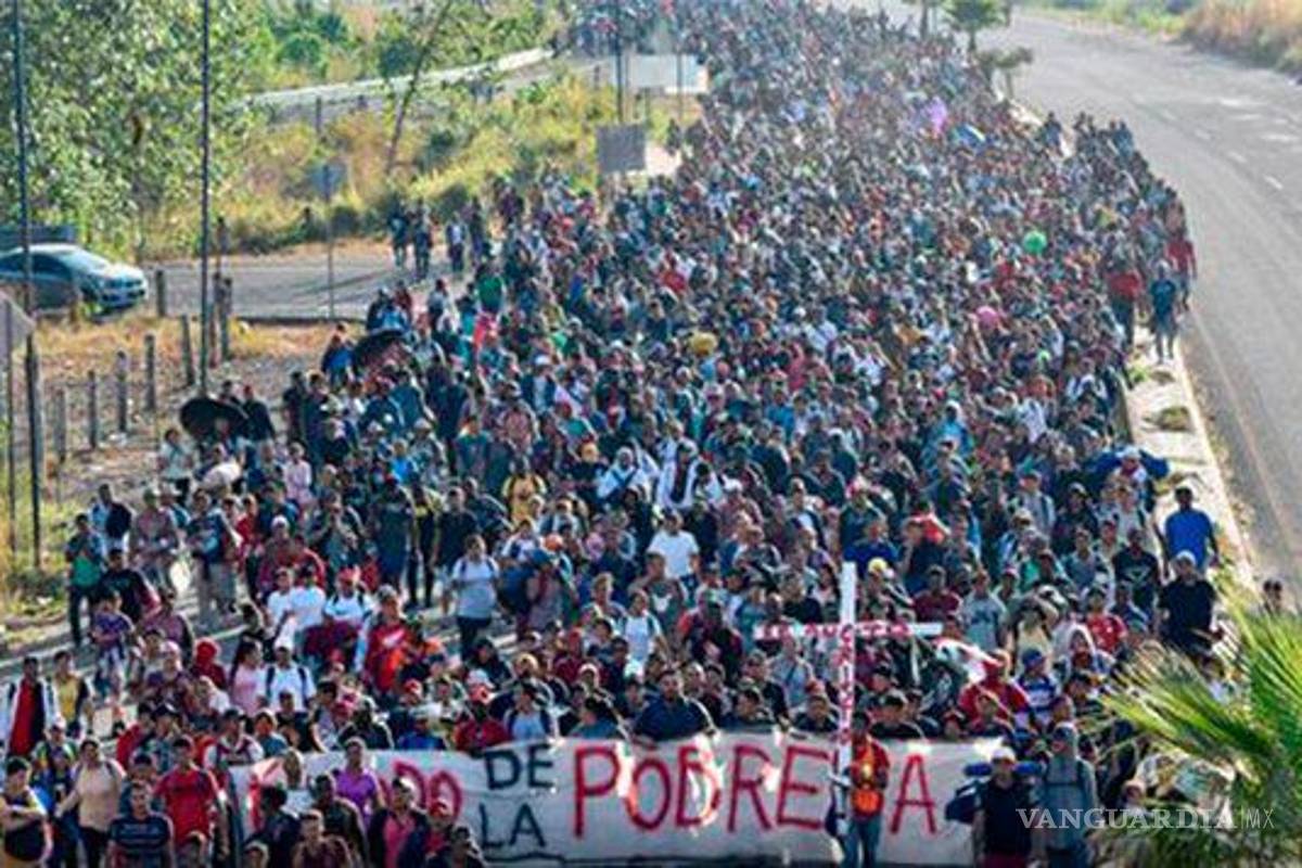 Caravana migrante avanzó 30 kilómetros, llegó a Huixtla, en Chiapas
