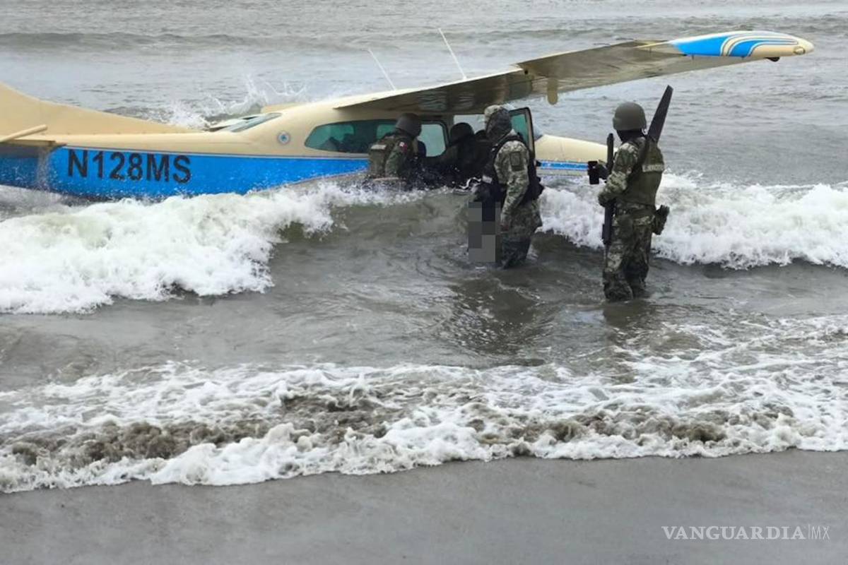 La Fuerza Aérea interceptó una avioneta con 500 kilos de cocaína en Oaxaca