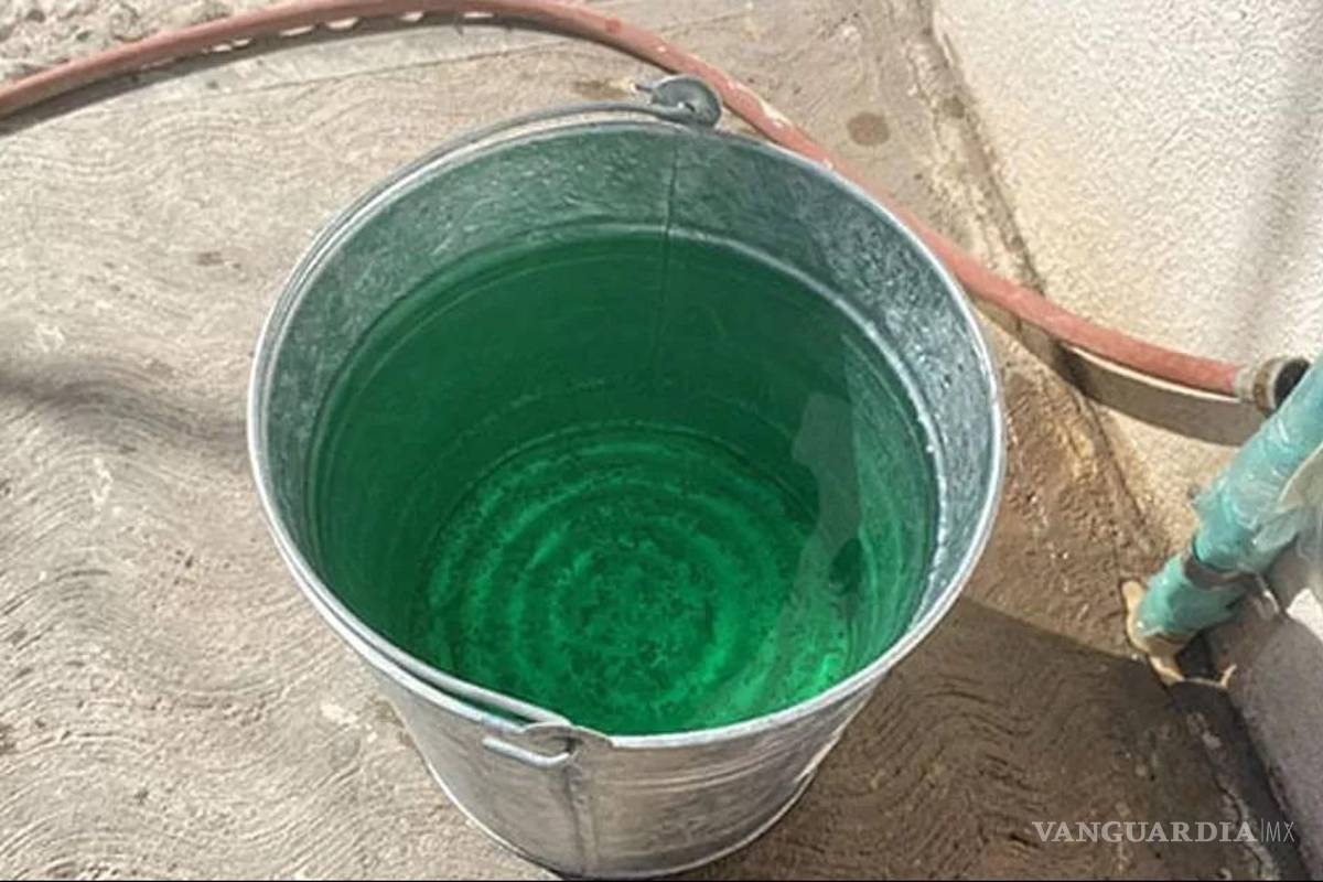 $!300 familias de Arteaga se vieron afectadas por la contaminación del agua.