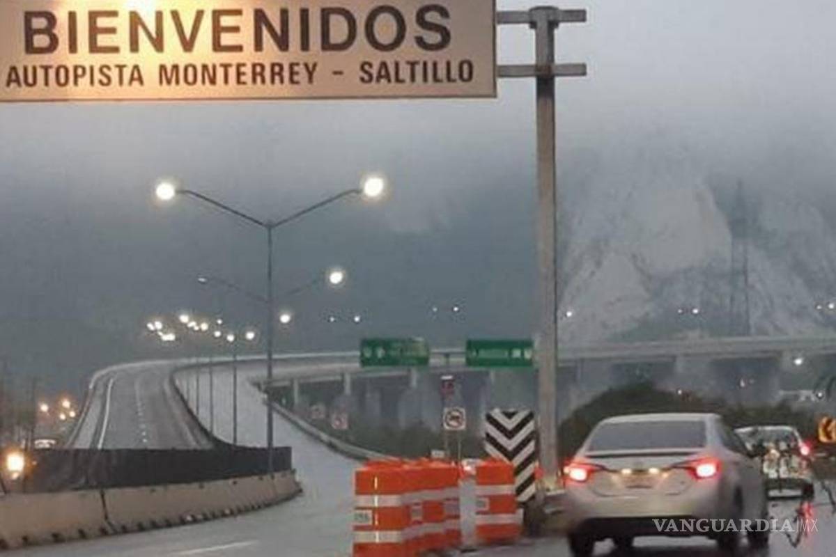 ‘No se recupera aún tráfico de Autopista Saltillo-Monterrey’