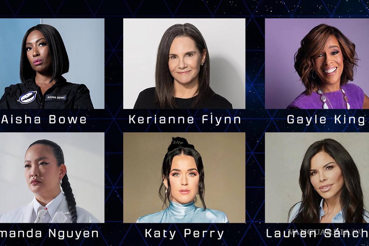 Katy Perry y Lauren Sánchez, esposa de Bezos, conforman la primera tripulación femenina de Blue Origin