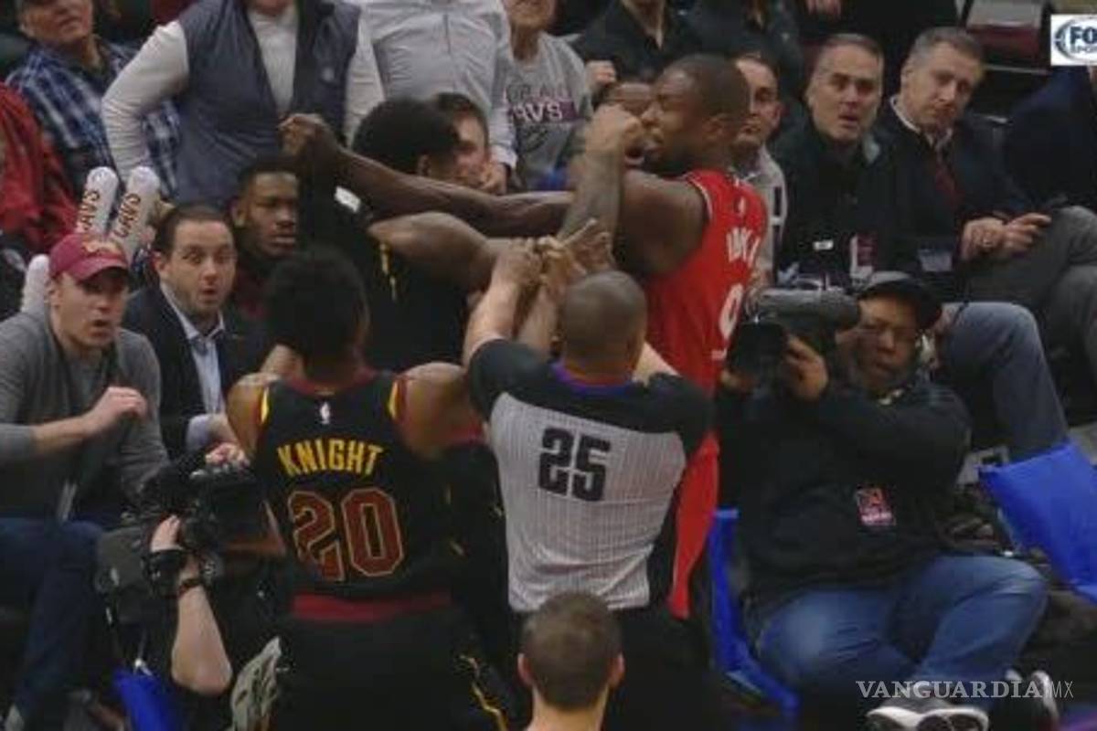 Marquese Chriss y Serge Ibaka convirtieron la duela en un ring durante victoria de Cavaliers