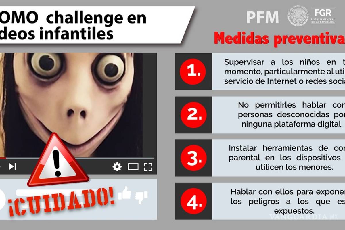'Momo Challenge’ alerta a la Fiscalía General de la República y advierten a las familias mexicanas a tomar medidas preventivas