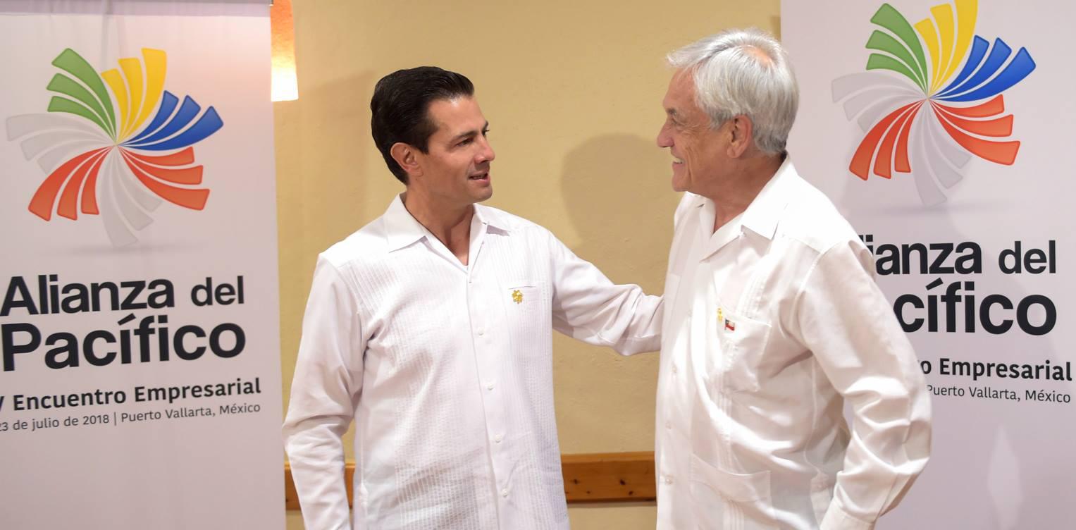 $!Peña Nieto señaló que existe una relación de hermandad, de afecto, entre México y Chile | Foto: Especial