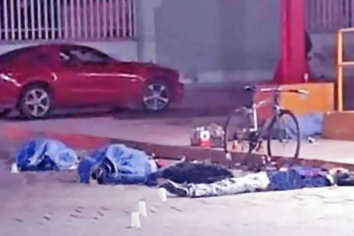 Seis hombres fueron acribillados en Puebla