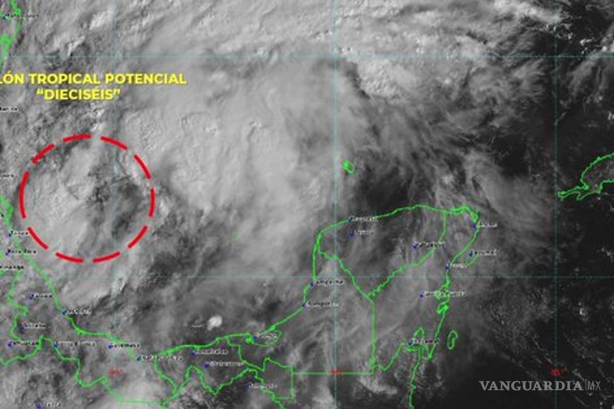 Se forma ciclón tropical en el Golfo de México