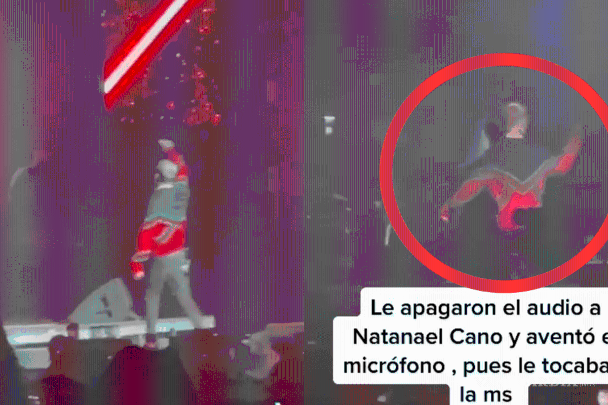 Natanael Cano hace berrinche en concierto con la Banda MS, fans lo abuchean y bajan del escenario