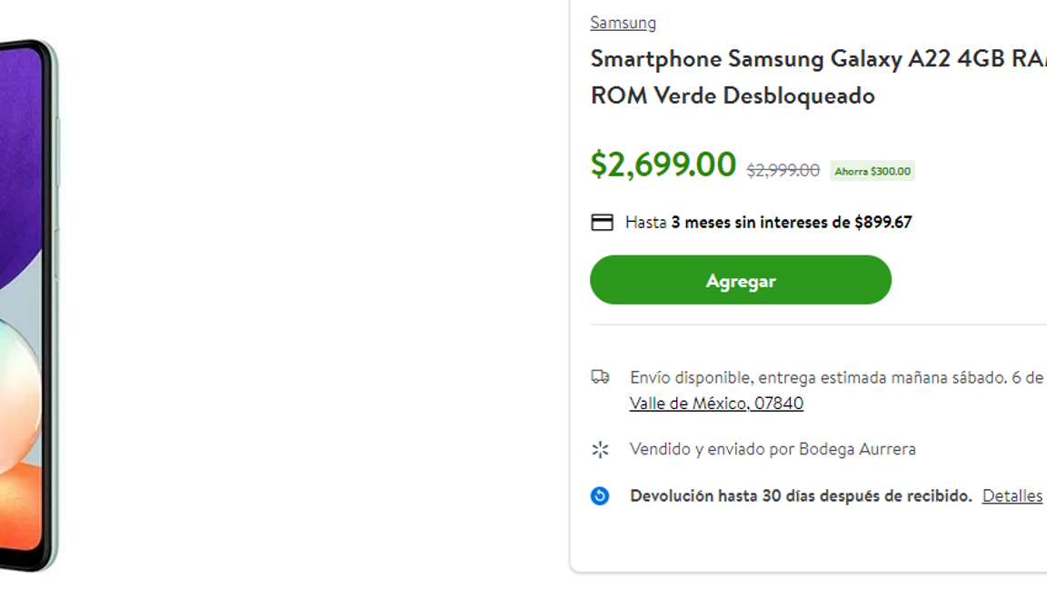 $!Samsung, iPhone, Honor... Estos son los smartphones con los mejores descuentos en Bodega Aurrera