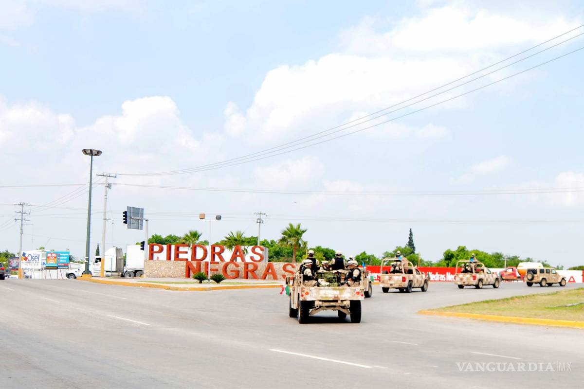 Llegan 200 soldados a Piedras Negras; se esperan 700