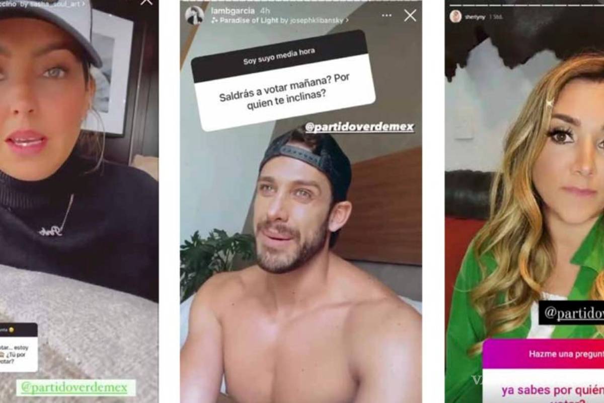 Va FGR por influencers y famosos por campaña a favor del PVEM
