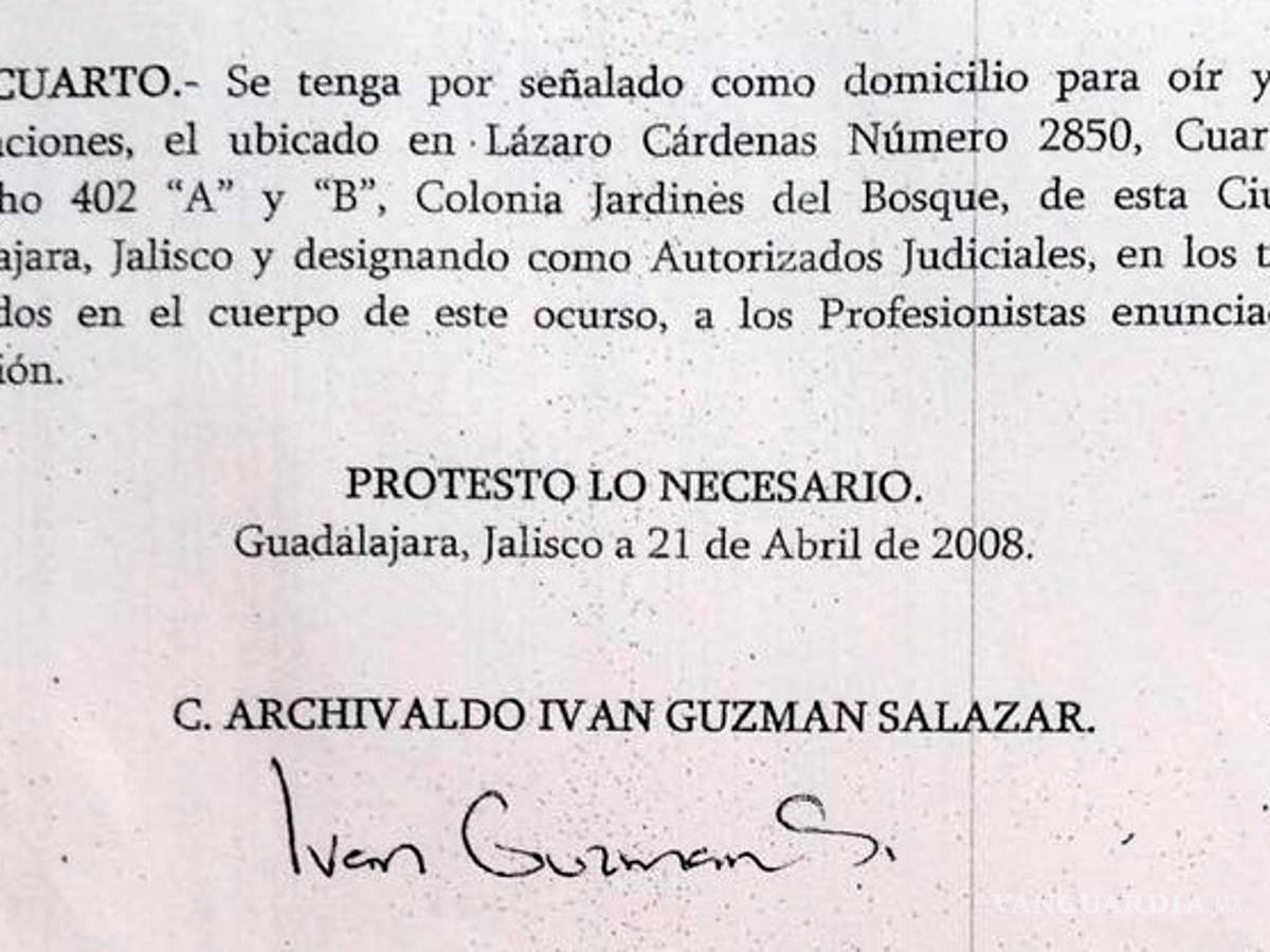 $!Representante de Morena en Jalisco fue abogado de la familia del Chapo; lo niega pero hay pruebas