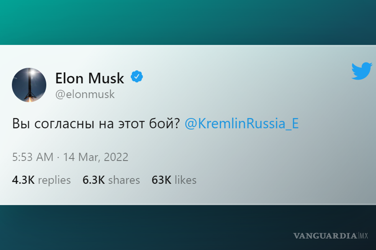 $!El empresario mencionó directamente al Kremlin en Twitter.