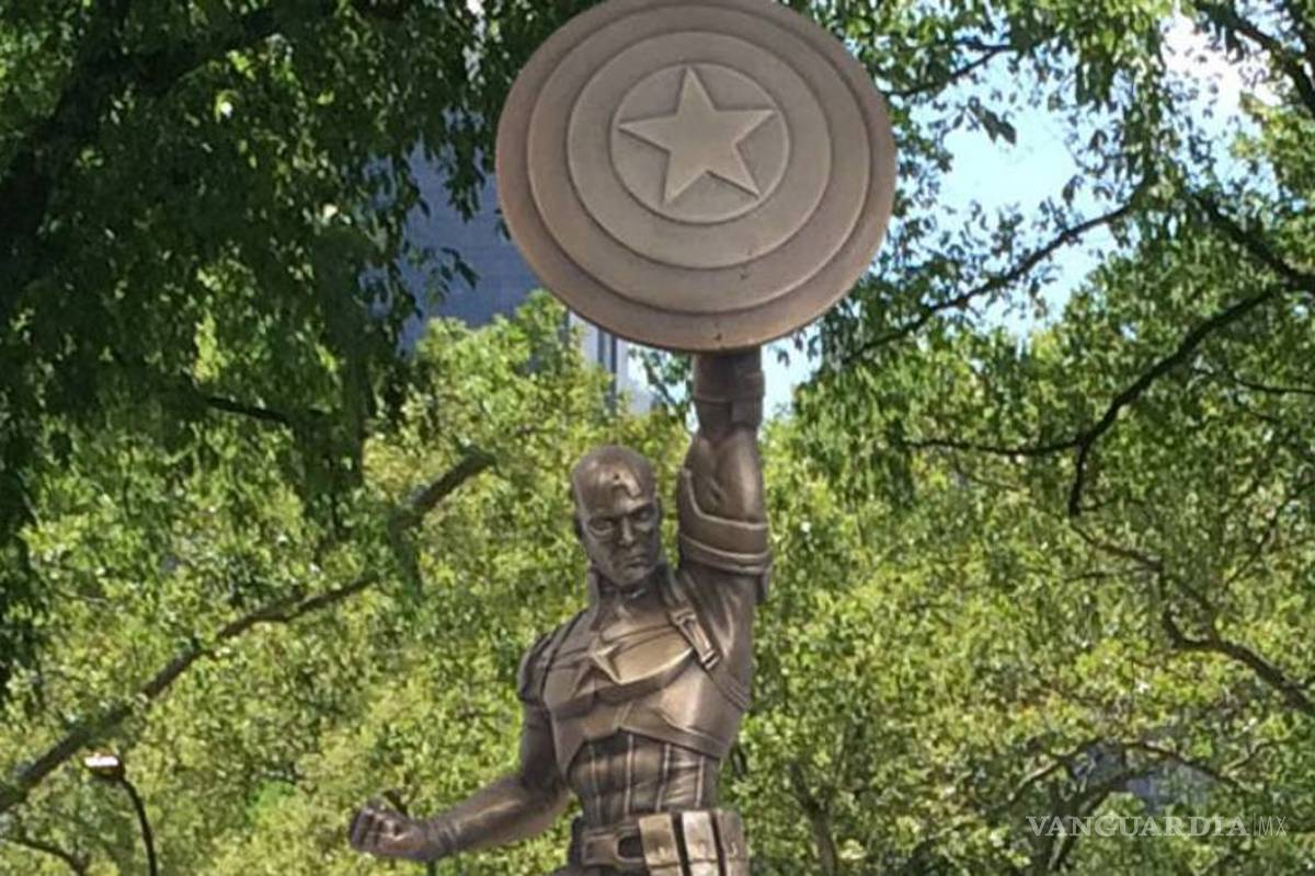 El Capitán América ya tiene una estatua en Nueva York