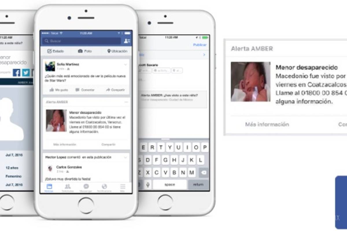 Facebook y Alerta Amber México se unen para localizar a niños desaparecidos