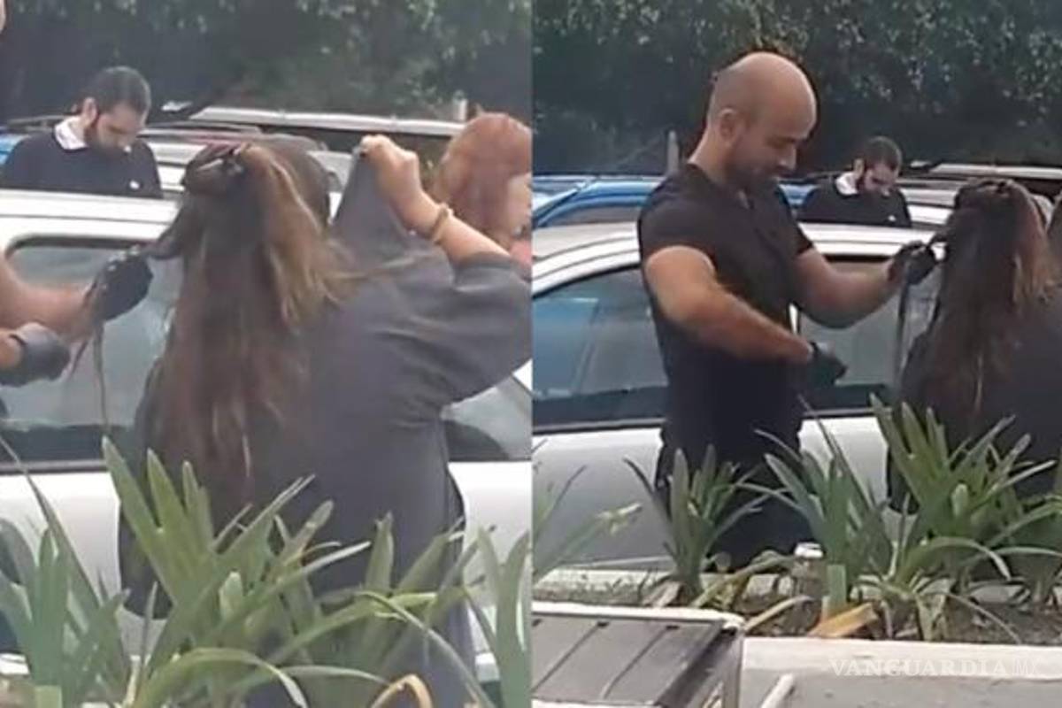 ¡Antes muerta que sencilla! Estilista sigue atendiendo a clienta en la calle durante sismo en Guadalajara