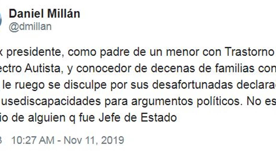 $!Vicente Fox desata polémica luego de llamar 'autista' a AMLO en redes sociales