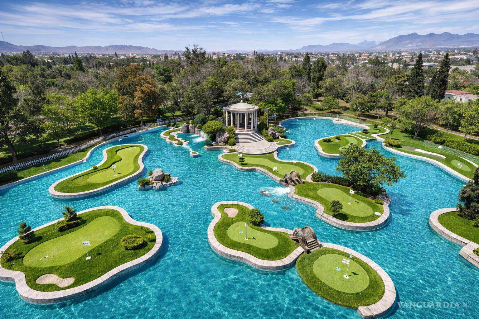 Anuncian campo de Golf en la Alameda, ruta gratuita llega de Saltillo a NL y mundial gratis para saltillenses en el Día de los Inocentes