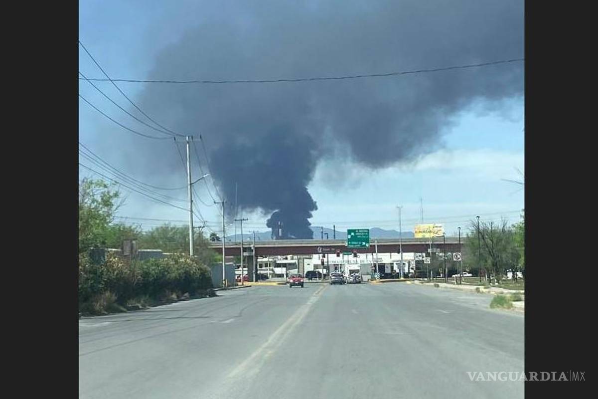 Se reactiva incendio en el Relleno Sanitario de Frontera, Coahuila