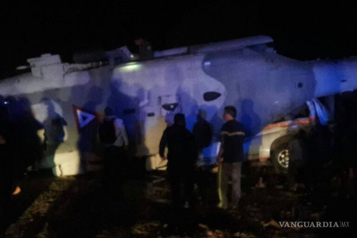 Así fue la tragedia del helicóptero que cayó en Oaxaca tras sismo (video)