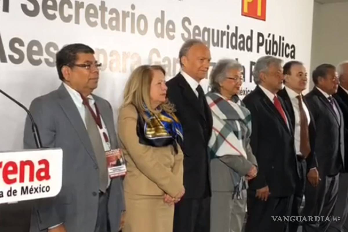 AMLO presenta su equipo de seguridad; propone a Alfonso Durazo para la SSP