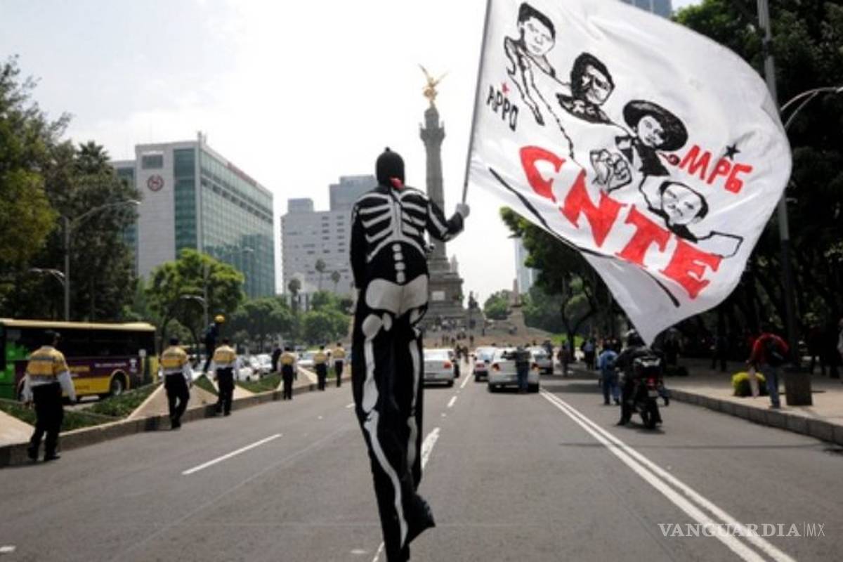 CNTE en Michoacán analiza acciones tras desalojo en la CDMX