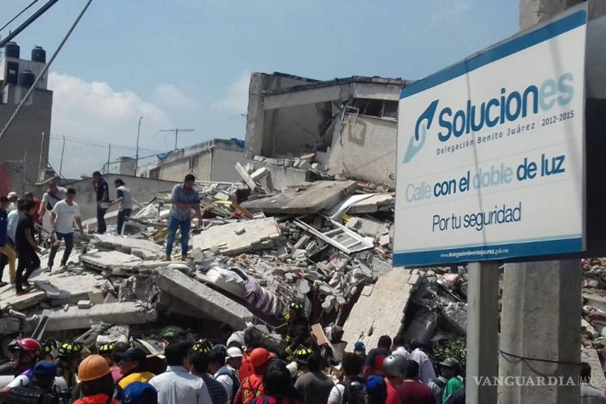 $!Sube a 225 el número de muertos tras sismo de México