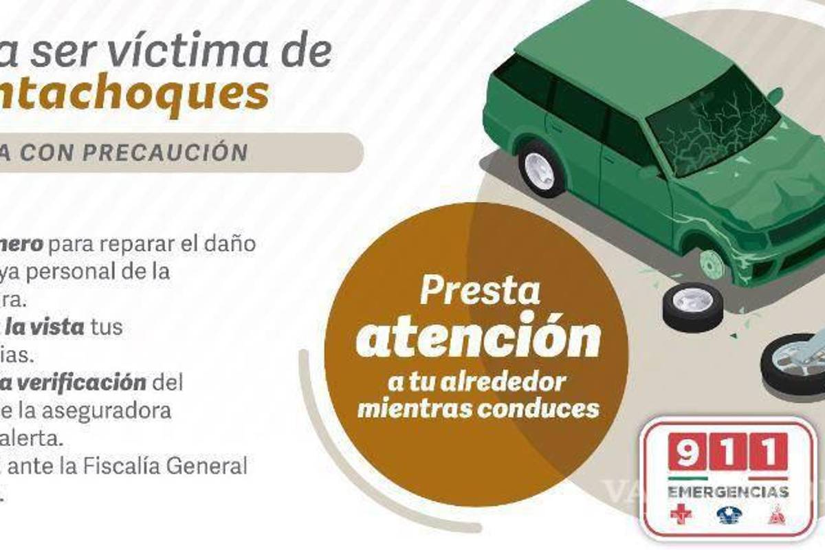 $!Denuncian otro posible caso de ‘montachoques’ en la carretera Monterrey-Saltillo (video)