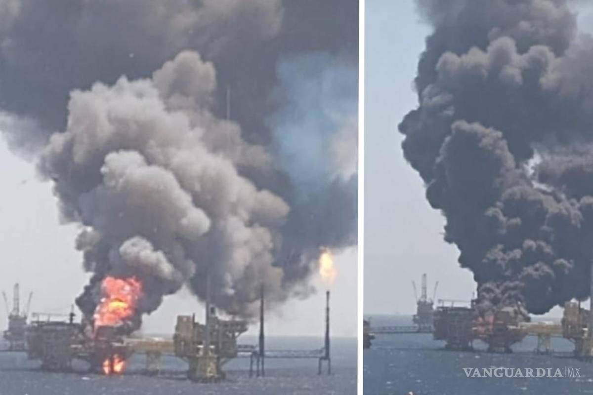 Explosión en plataforma de Pemex deja un muerto y varios desaparecidos: AMLO