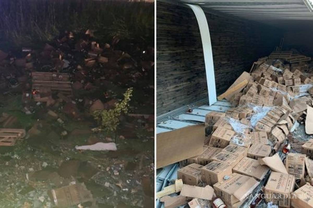 Vuelca camión cargado de whisky en Missouri, EU; hay más de 7 mdp en pérdidas