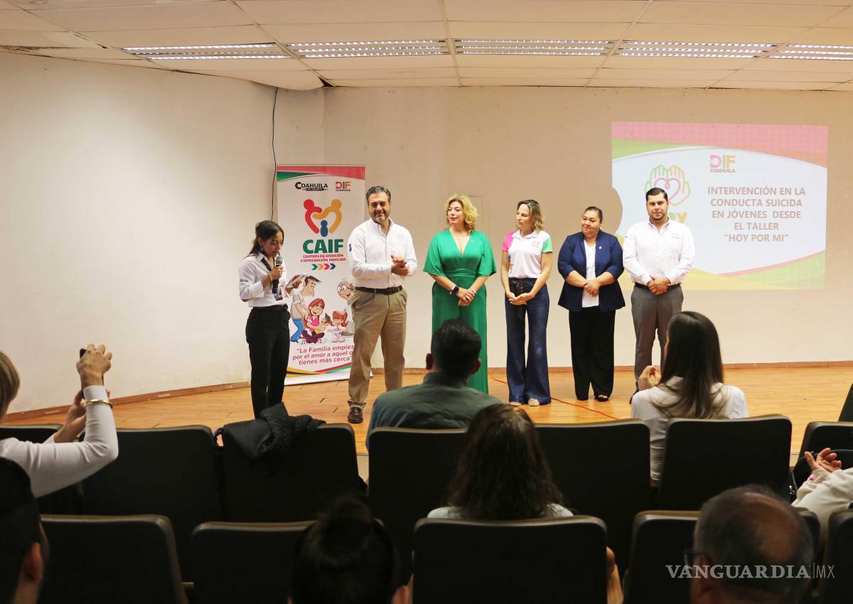DIF Coahuila apuesta por talleres grupales para la prevención del suicidio
