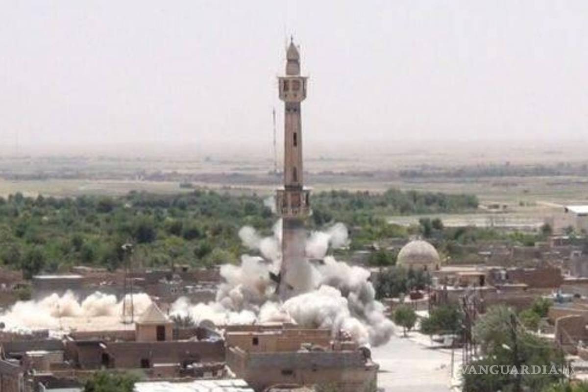 Destruye ISIS histórica mezquita en Mosul