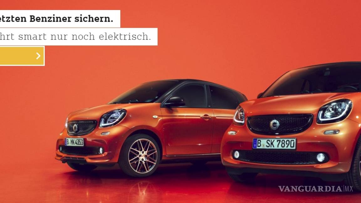 $!Smart dejará la gasolina, pone fecha al fin de motores de combustión