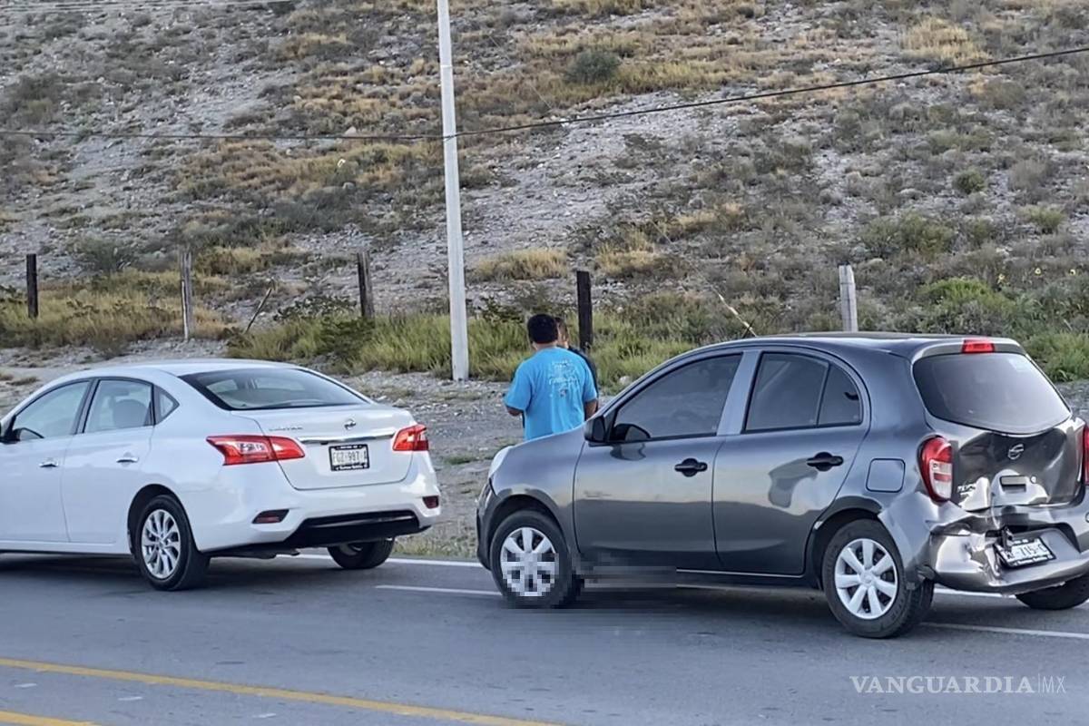 Choque múltiple en el libramiento OFT deja dos lesionadas y caos vial