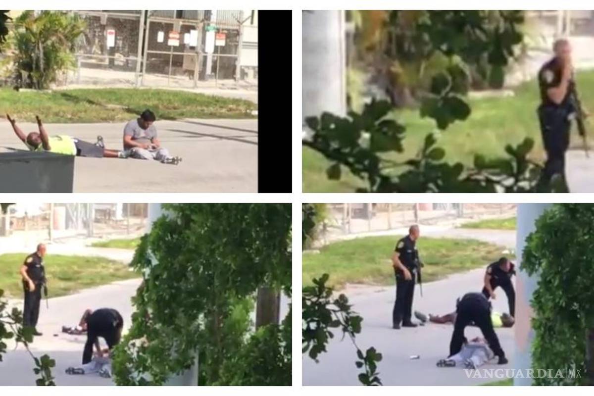 Policía de Florida dispara contra hombre afromericano con las manos en alto