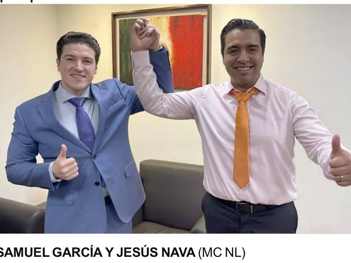 $!Samuel García, gobernador de Nuevo León y Jesús Nava Alcalde de Santa Catarina.