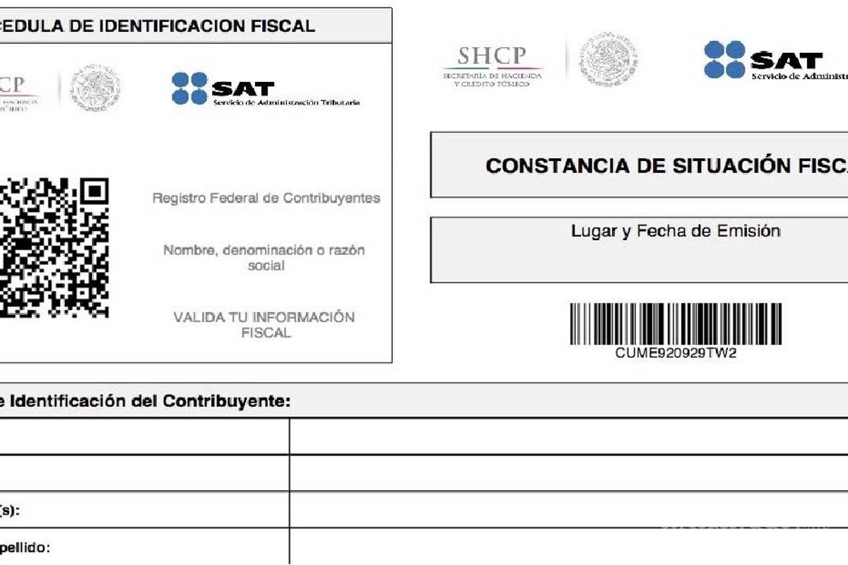 Constancia de Situación Fiscal no es tan necesaria para la factura 4.0, señalan