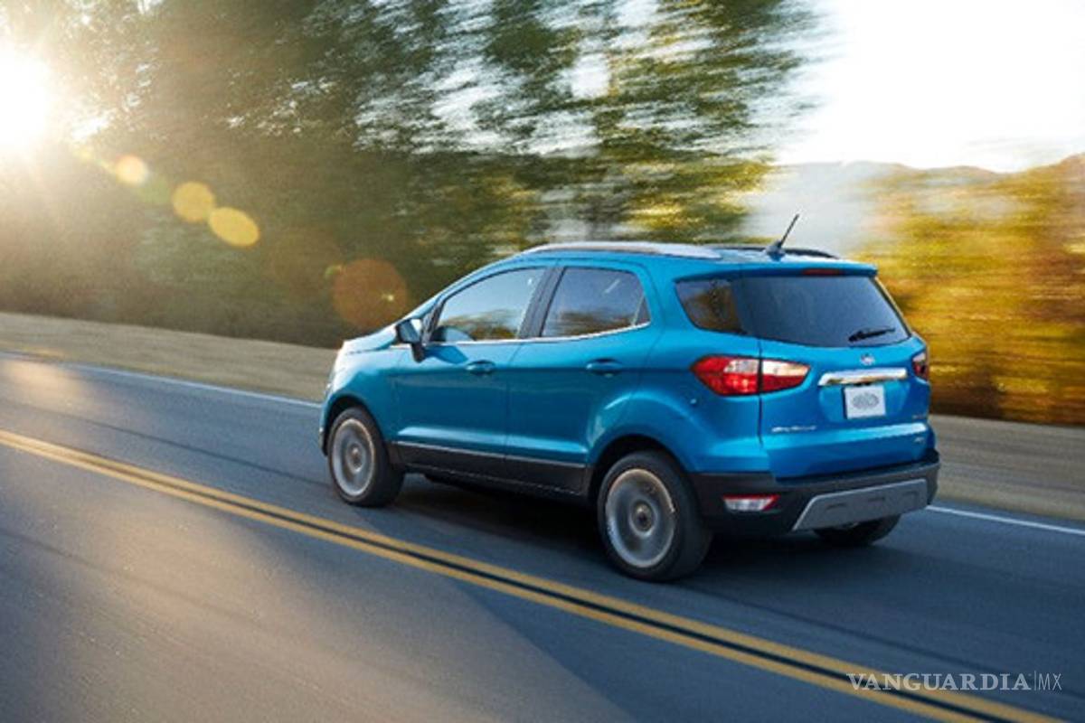 $!Ford EcoSport con motor de 3 cilindros, ya disponible en México