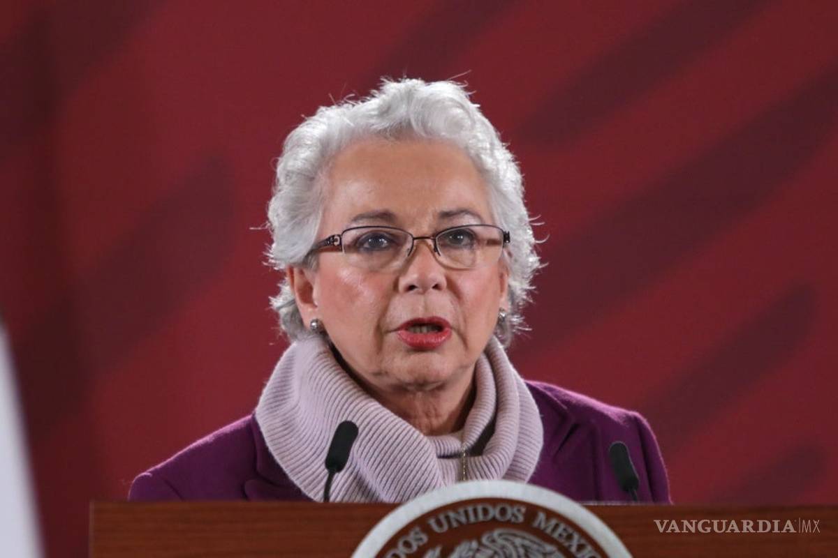 Afortunadamente yo no me he contagiado de COVID-19, dice Olga Sánchez Cordero