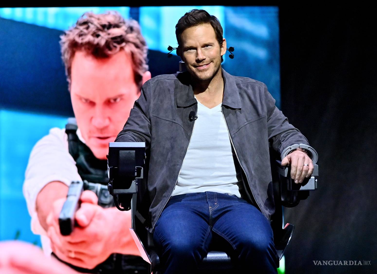 $!Chris Pratt es juzgado por la IA en su nueva película ‘Mercy’