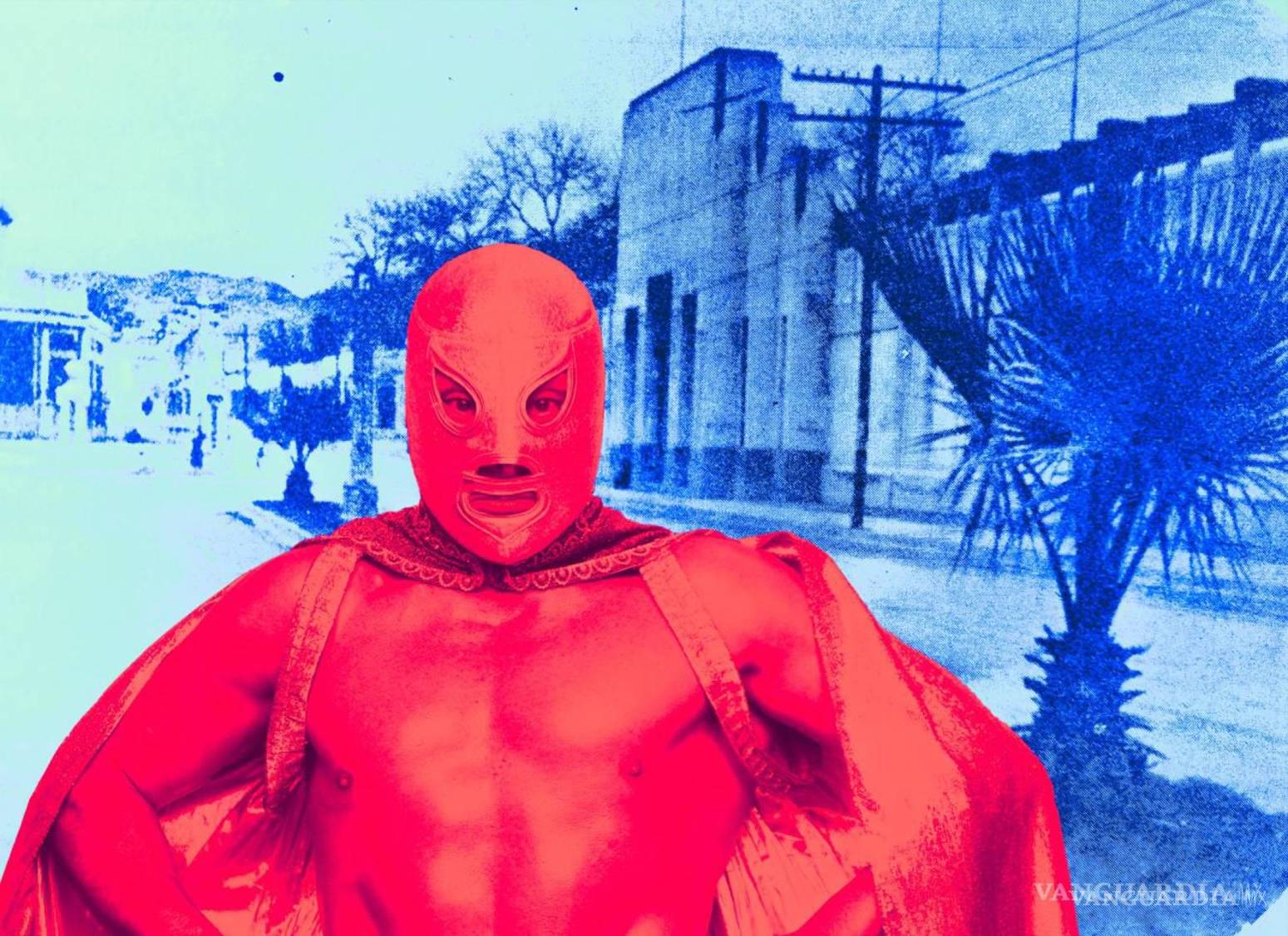 $!El Santo estuvo de gira en Monterrey cuando vino a Saltillo.