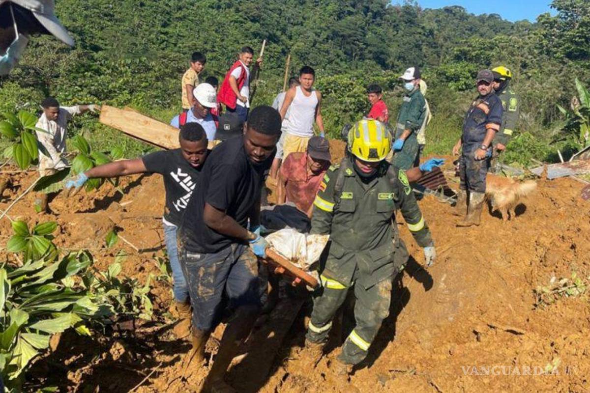 Deja 34 muertos derrumbe al noroeste de Colombia