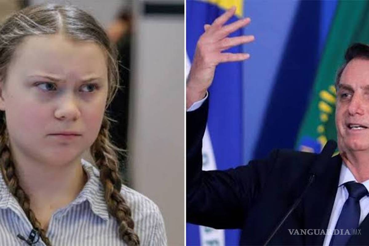 'Impresionante que prensa dé espacio a una mocosa como esa': Bolsonaro ataca a Greta Thunberg