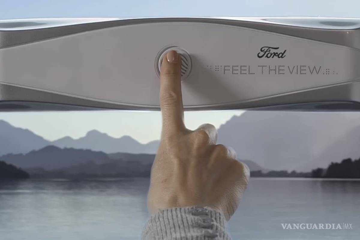 Ford crea ventana que permite a ciegos 'ver' el paisaje a través del tacto