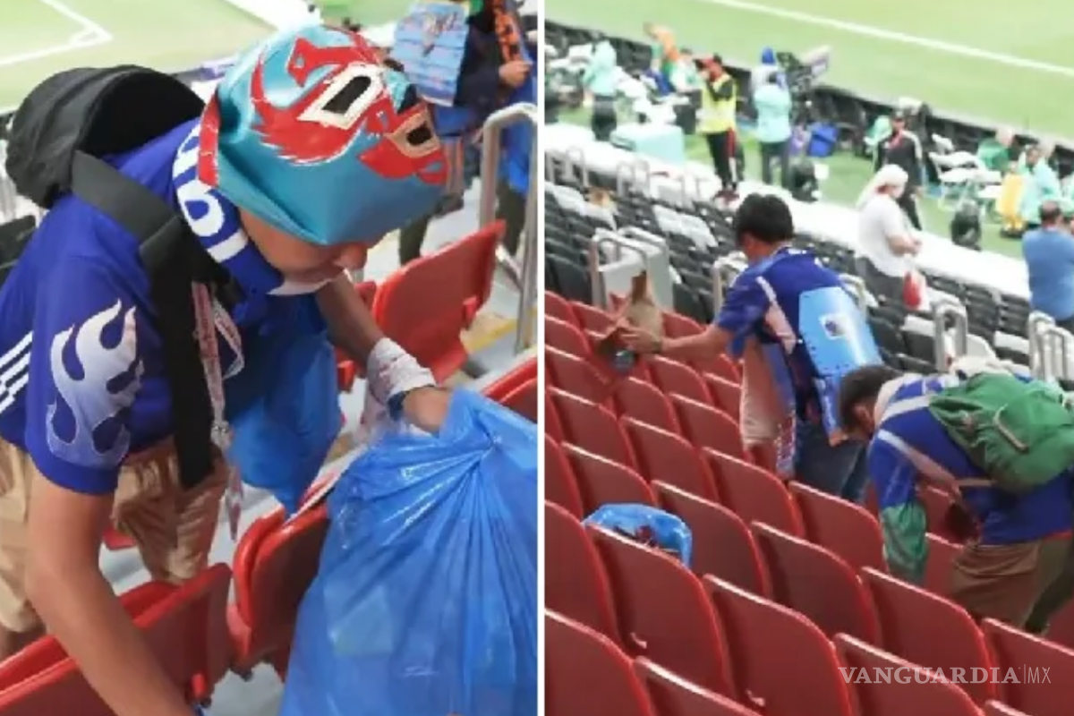 Qatar 2022: se vuelven virales los japoneses que recogieron su basura tras su encuentro contra Alemania