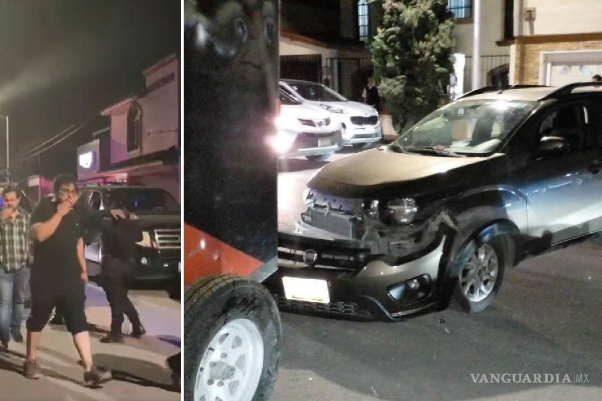 Saltillo: denuncia ciudadano agresión por parte de hijos de exdiputada, tras accidente automovilístico