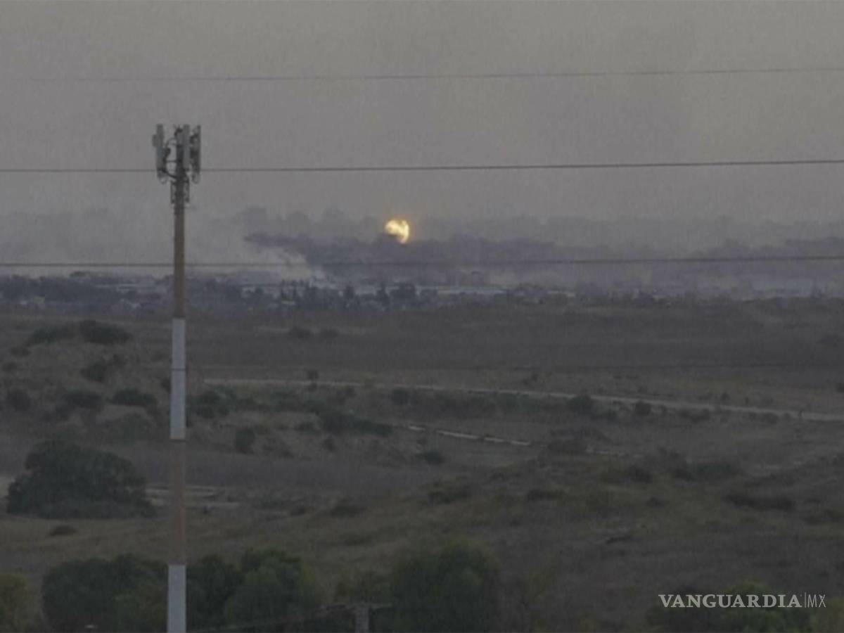 $!Los ataques israelíes continúa sobre sureste de la Franja de Gaza.